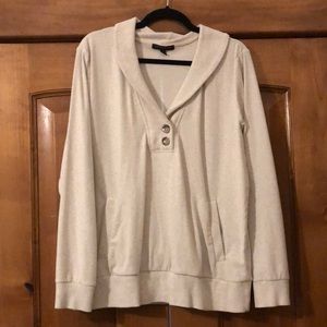 Banana Republic Sailor Neckline Long Sleeve Shirt
